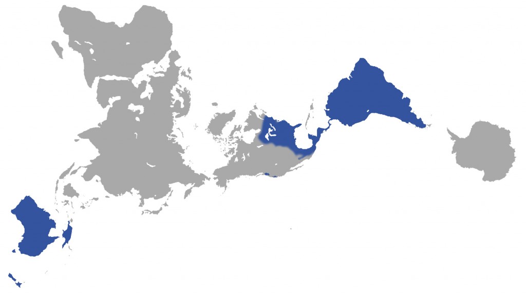 Marsupial ranges